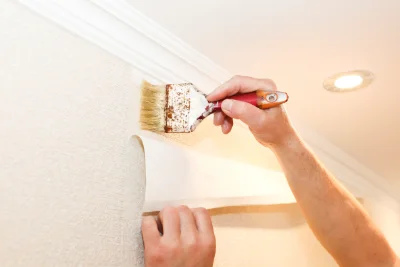 Pose de papier peint à Valenton — revêtements muraux et toiles de verre